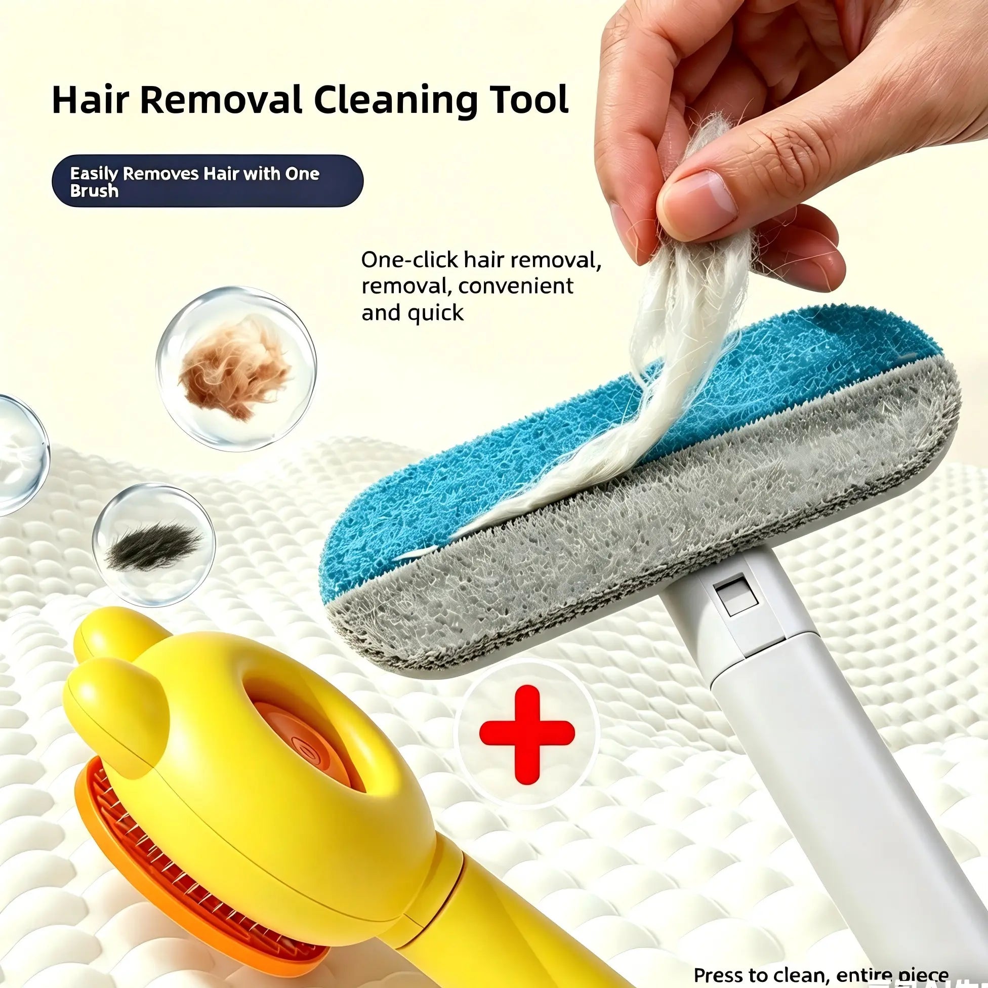 Cfume Petlovers Pet Hair Remover - Lint Brush & Scraper for Cats& Dogs | the Ultimate Tool for Removing Pet Hair Fromsofas, Beds, and Carpets Grooming Essentials