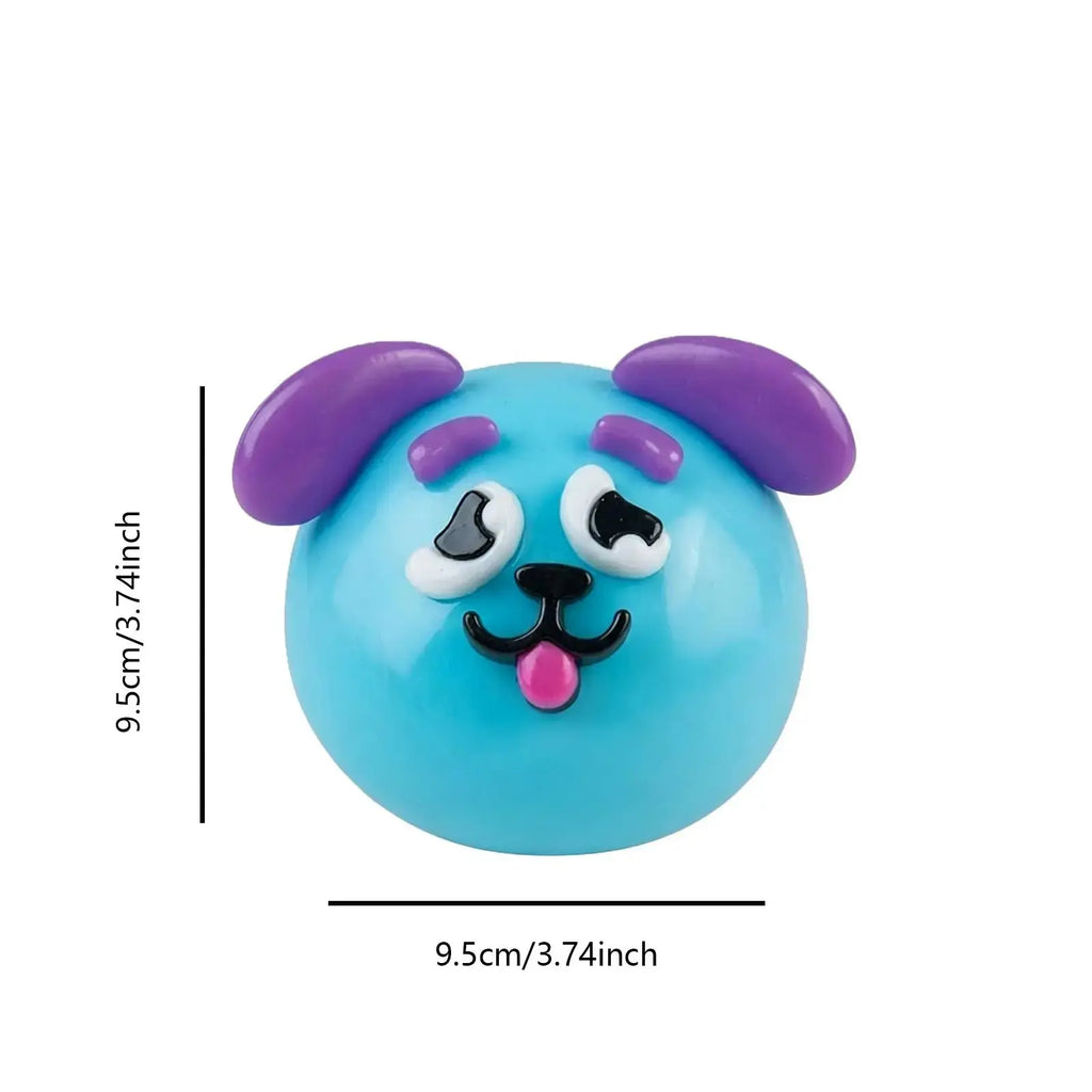 Dog Face Swap Squishy Soft Moldable Cute Slow Rise Relaxing Sensory Fidget Relief Anxiety Stress Fun with Interchangeable Faces for Tactile Play Fun, Smushers Squishy, Fidgets