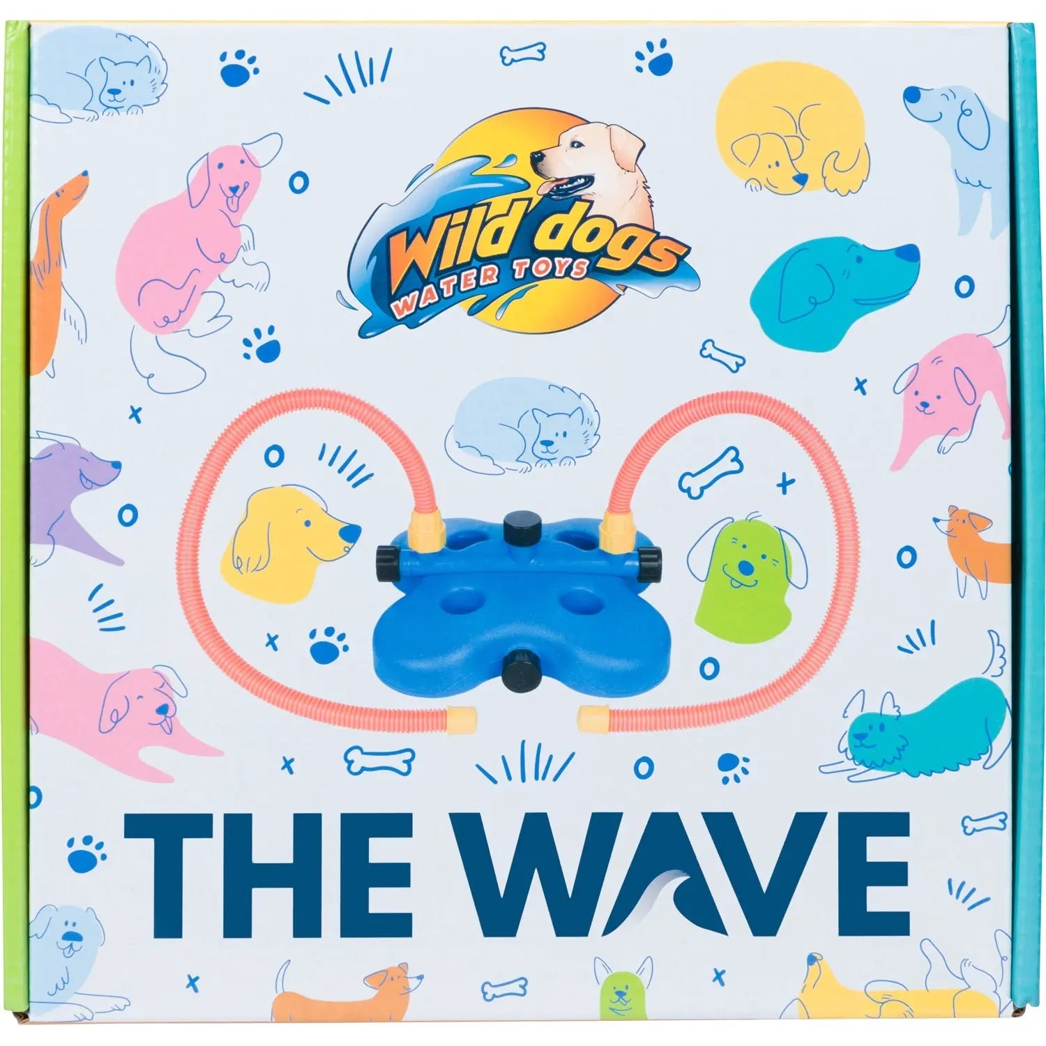 Wild Dogs Water Toys the Wave - Veterinarian Designed Interactive Dog Toy for Endless Fun and Mental Stimulation