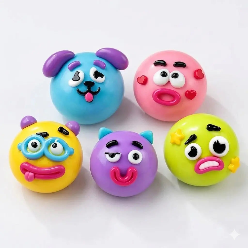 Dog Face Swap Squishy Soft Moldable Cute Slow Rise Relaxing Sensory Fidget Relief Anxiety Stress Fun with Interchangeable Faces for Tactile Play Fun, Smushers Squishy, Fidgets