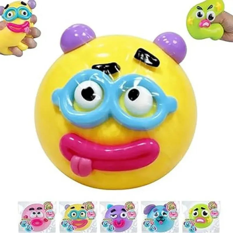 Dog Face Swap Squishy Soft Moldable Cute Slow Rise Relaxing Sensory Fidget Relief Anxiety Stress Fun with Interchangeable Faces for Tactile Play Fun, Smushers Squishy, Fidgets